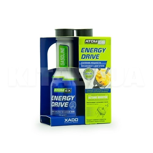 Присадка для усиления мощности в бензин 250мл Atomex Energy Drive XADO (XA 40413)
