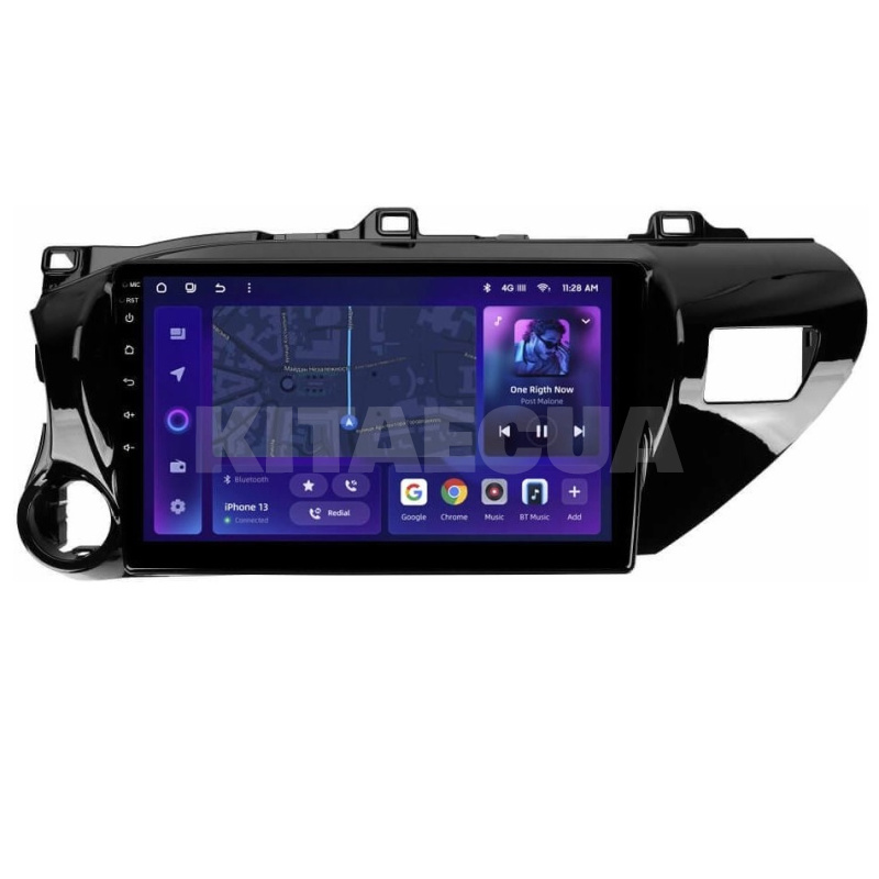 Штатна магнітола MOSS M3 4+32 ГБ 10" Toyota Hilux Pick Up AN120 2015-2020 AMS (50911)