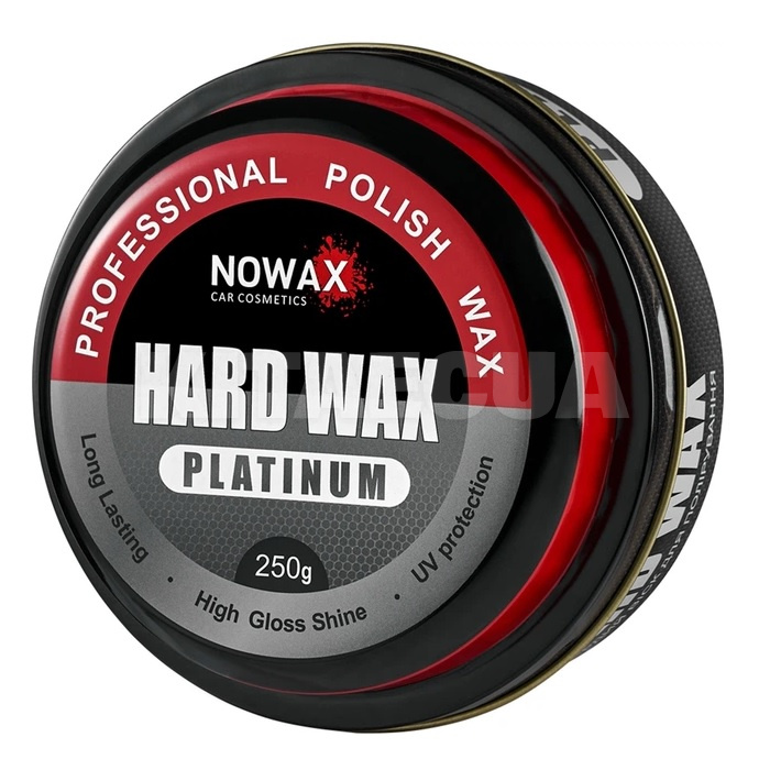 Твердий віск карнауба для полірування автомобілля 250г NOWAX (NX46230)