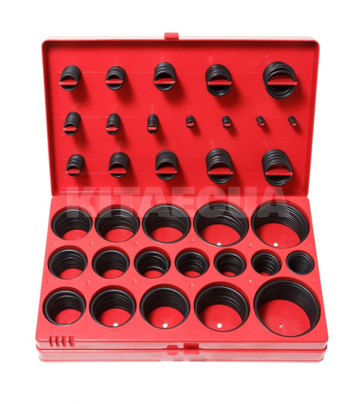 Кольца уплотнительные резиновыемаслобензостойкие (дюймовые) 407 предметов Forsage (F-730)