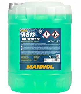 Антифриз зеленый 10л AG13 -40°C Mannol