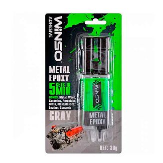 Клей эпоксидный Metal Epoxy 30г Winso