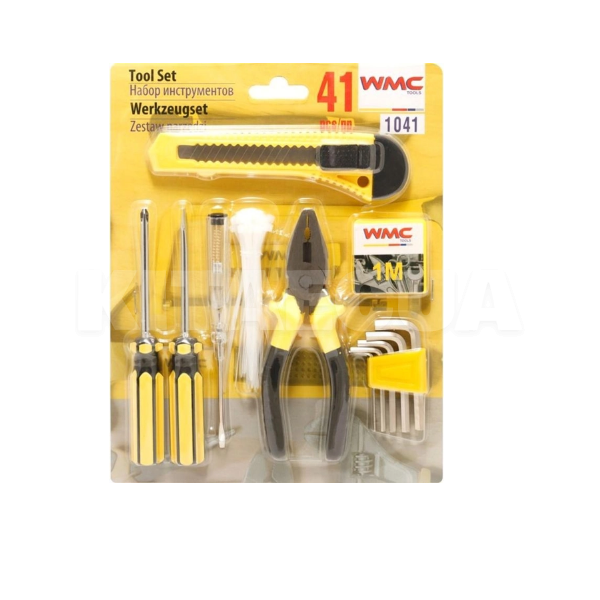 Набор инструментов 42 предмета WMC TOOLS (WT-1041)