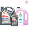 Масло моторное синтетическое Helix Ultra ECT C3 5W-30 (4л+1л) + Омыватель летний 4л SHELL (0204293-600043999-48021277432)
