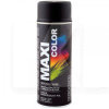 Краска-эмаль черная матовая 400мл универсальная декоративная MAXI COLOR (MX9005M)