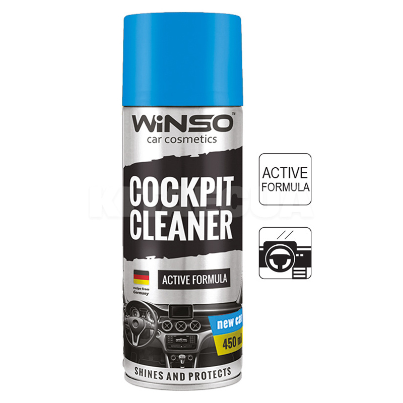Поліроль для пластику "новий автомобіль" 450мл Cockpit Cleaner Winso (840570)