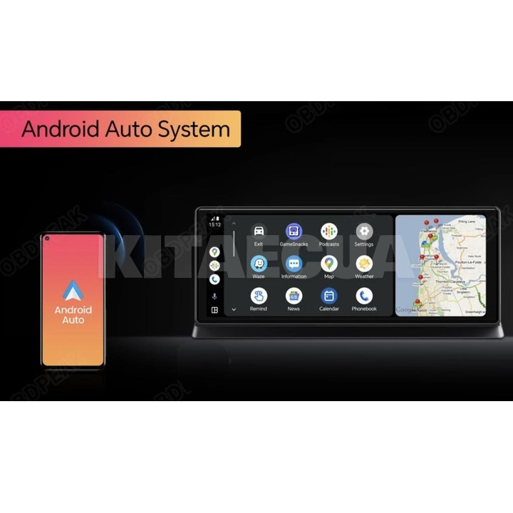 Автоэкран Carplay/Android Auto 11.3' K2 Pro OBDPEAK (OBD-K2P) - 2