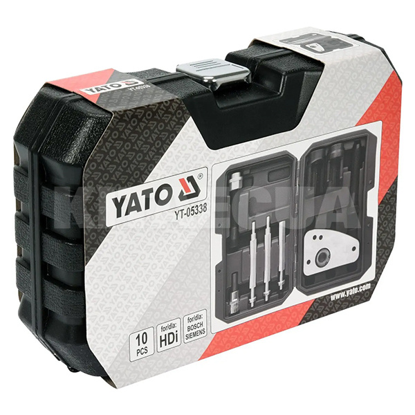 Набор для демонтажа форсунок в авто 10 предметов YATO (YT-05338) - 3