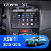 Штатна магнітола X1 2+32Gb 10" Mitsubishi ASX 1 2010-2016 (A) Teyes (26836)