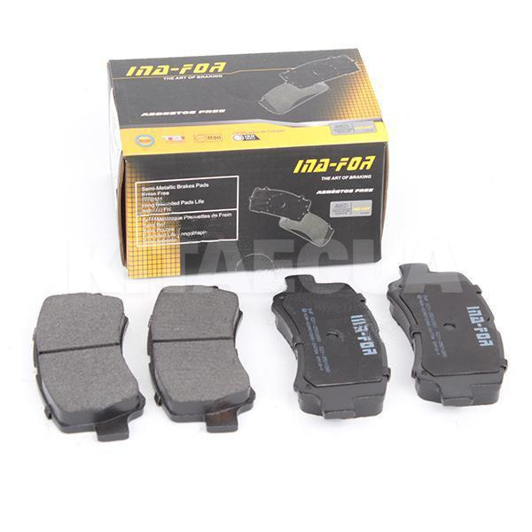 Колодки тормозные передние INA-FOR на Chery JAGGI (S21-3501080)