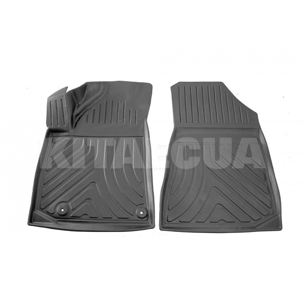 Гумові килимки передні KIA Niro EV (2022-н.в) HK2 кліпси Stingray (5010072)