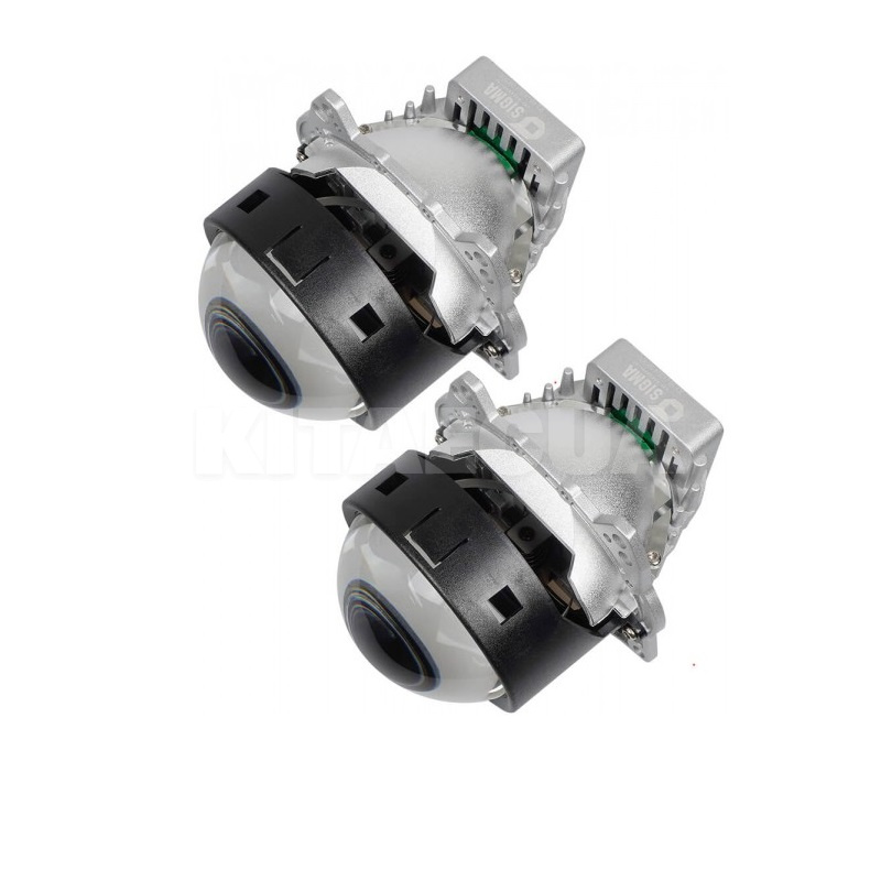 BI-LED линзы в фары SUPER X1 3.0'' 55/65W 5500K SIGMA (47766) - 2