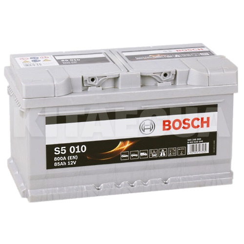Акумулятор автомобільний 85Ач 800А "+" праворуч Bosch (0092S50100)