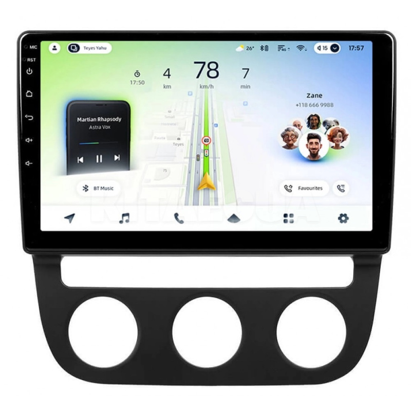 Штатная магнитола CC4L 4+64 Gb 10" Volkswagen Jetta 5 2005-2010 (F2) Teyes (72486)