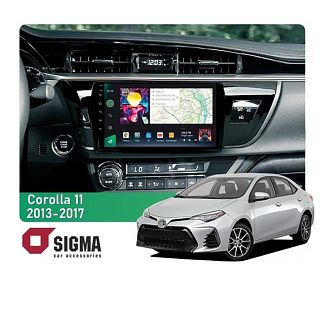 Штатная магнитола PRO 10464 4+64 Gb 10 Toyota Corolla 11 Middle East 2013-2017 (A) SIGMA4car