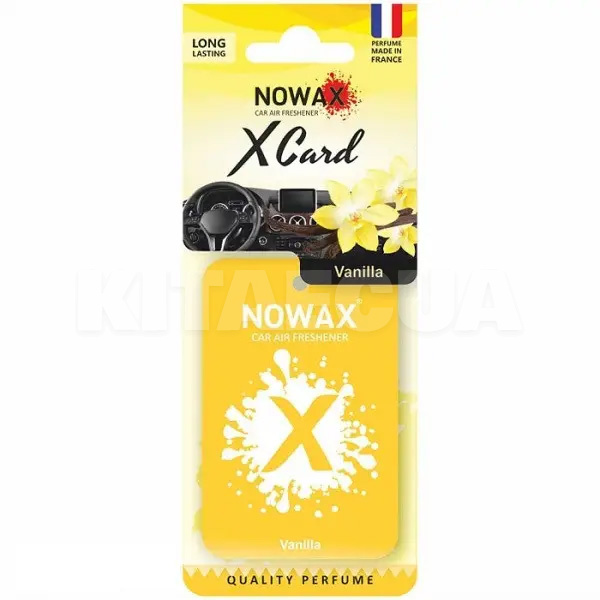 Ароматизатор "ваніль" X CARD Vanilla NOWAX (NX07536)