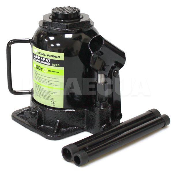 Домкрат гідравлічний пляшковий до 20т (190мм-350мм) STEEL POWER (SPR 2220)