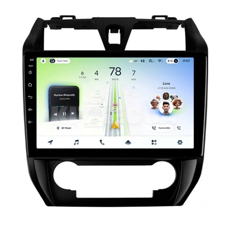 Штатная магнитола CC4L 4+64 Gb 10" Geely Emgrand EC7 1 2009-2016 Teyes (72352)