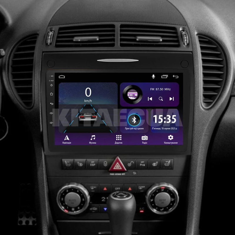 Штатна магнітола E9232 2+32 Gb 9" Mercedes Benz SLK-Class R171 2004-2011 SIGMA4car (42031) - 3