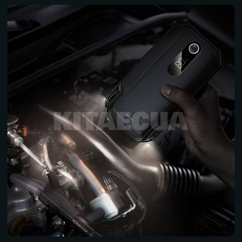 Пусковий пристрій (бустер) та зовнішній акумулятор Super Energy Max Car Jump Starter 20000 mAh BASEUS (335180001) - 3