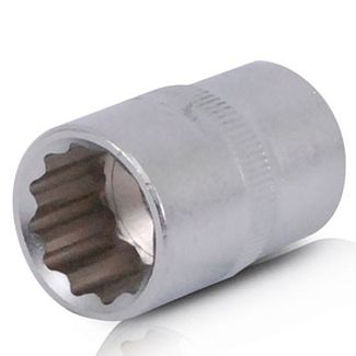 Головка торцевая 12-гранная 18 мм 1/2" 38 мм Intertool