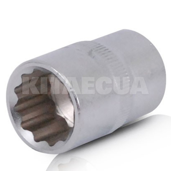 Головка торцева 12-гранна 18 мм 1/2" 38 мм Intertool (ET-0218)