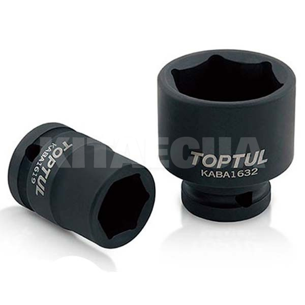 Головка торцевая ударная 6-гранная 41 мм 1/2" 50 мм TOPTUL (KABA1641)