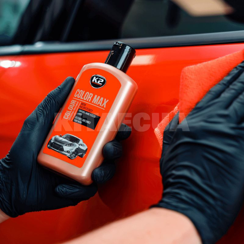 Поліроль з воском 250мл Color Max RED K2 (K020RED) - 3