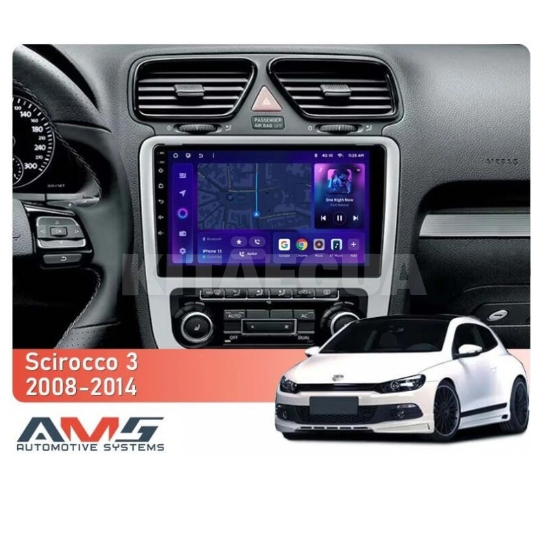 Штатна магнітола MOSS M3 4+32 ГБ 9" Volkswagen Scirocco 3 Mk3 2008-2014 (F3) AMS (50758) - 6