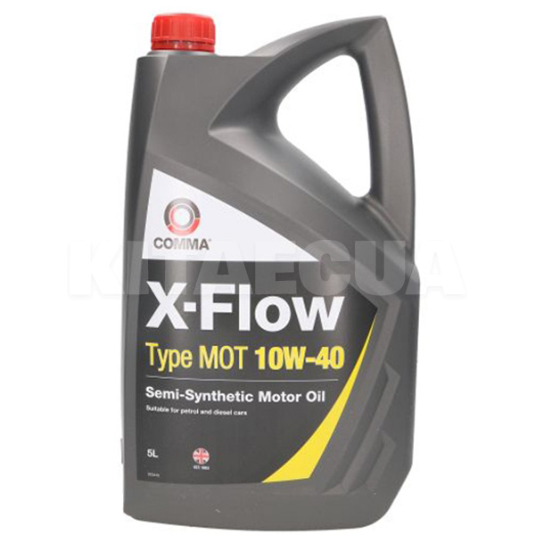 Масло моторное полусинтетическое 5л 10W-40 X-FLOW MOT COMMA (E1DABB)