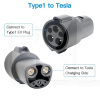 Переходник 7.4 кВт 32А 1-фаза Type 1 (станция) - Type Tesla (американское авто) GUWIEYG на TESLA (P-T1TS)