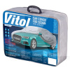 Тент на авто з підкладкою PEVA+PP Cotton 432х165х119 см седан VITOL (CC13401-M)