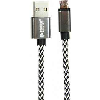 Кабель USB - microUSB 1м серый PowerPlant