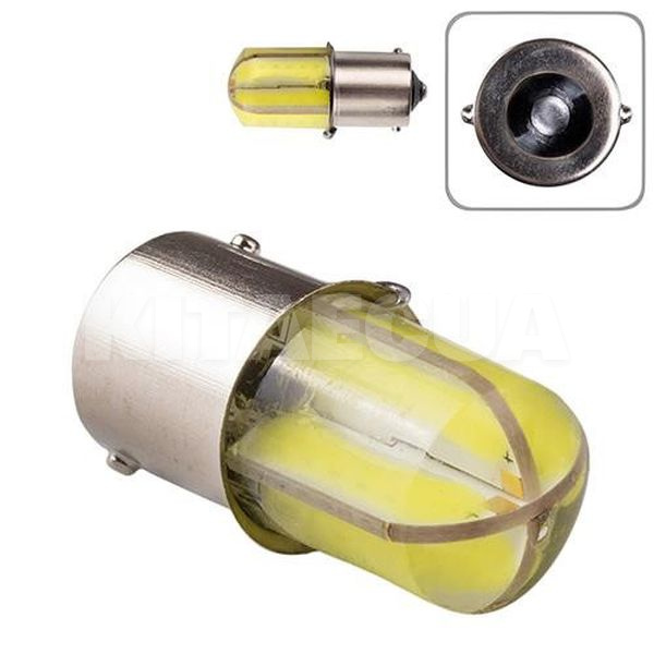 LED лампа для авто BA15s 2.8W 6000K PULSO (LP-282666)