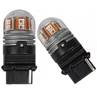Светодиодная лампа 10/30V P27W 1300K (компл.) AMS
