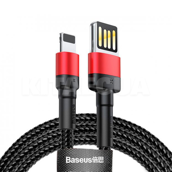 Кабель USB - Lightning Special Edition 1м красный/черный BASEUS (CALKLF-G91) - 2