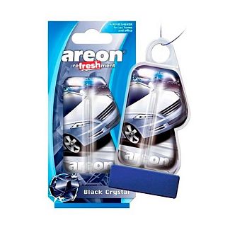 Ароматизатор рідкий лист "чорний кристал" 8.5мл LIQUID Black Crystal AREON