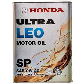 Масло моторное синтетическое 4л 0W-20 Ultra LEO SP HONDA