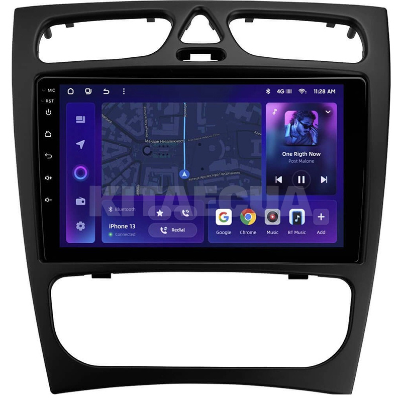 Штатная магнитола MOSS M2 4+32 Gb 9" Mercedes Benz C-Class CL203 2000-2004 (F1) AMS (49313)