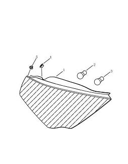 Ліхтар задній лівий (седан) 