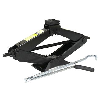 Домкрат механічний ромбоподібний до 2т (110мм-400мм) з гумовою накладкою STEEL POWER