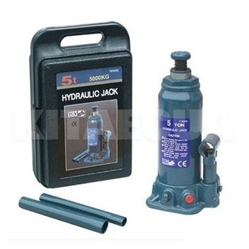 Домкрат гидравлический бутылочный до 5т (246мм-413мм) в кейсе (TONGRUN) TORIN (TG T90504S)