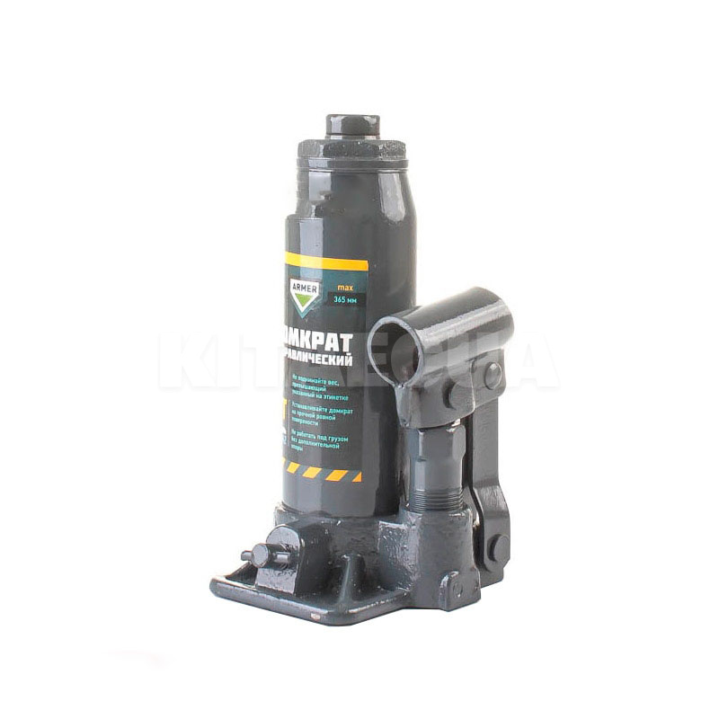 Домкрат гідравлічний пляшковий до 2т (180-355) мм) ARMER (ARM2-ARMER) - 4