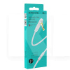 Кабель mini Jack 3.5 mm - mini Jack 3.5 mm 1м белый угловой с микрофоном BOROFONE (BL5B)