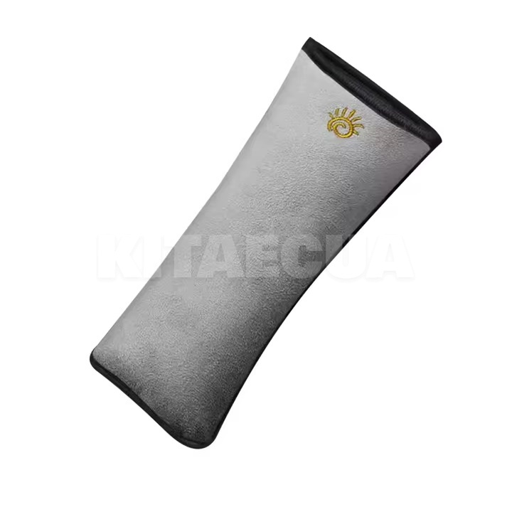 Подушка автомобільна дитяча для ременя безпеки сіра (Pillow-Seat-Belt-Gray)