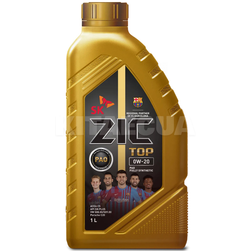 Масло моторне синтетичне 1л 0W-20 TOP ZIC (132679)