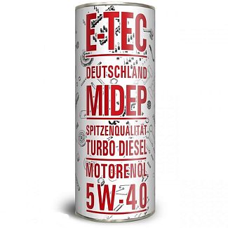 Масло моторное синтетическое 1л 5w-40 evo E-TEC