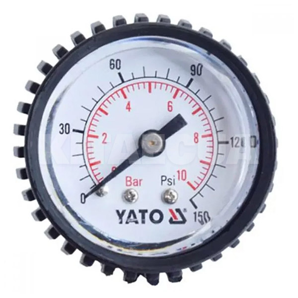 Манометр к пистолету для накачивания шин 10 Атм YATO (ZY2370124)