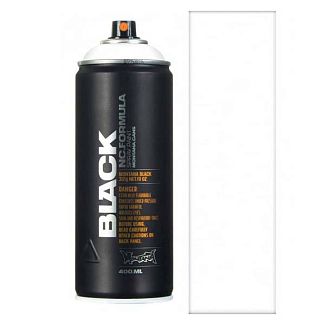 Краска белая (BLK9105) 400мл матовая MONTANA