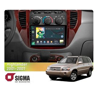 Штатная магнитола X9232 2+32 Gb 9" Toyota Highlander 1 XU20 2001-2007 (L1) SIGMA4car